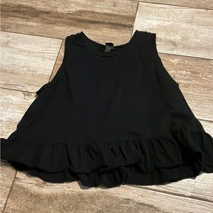 Small black tank top